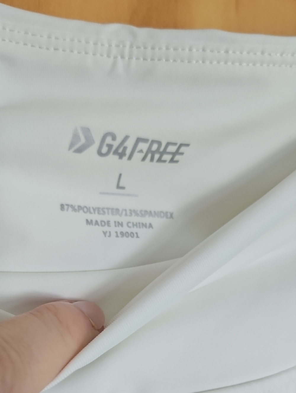 NWOT Skort Golf Tennis 20" Length White L - Picture 5 of 8